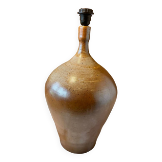 Large vintage 1970s stoneware lamp base