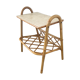 Table porte revue vintage en rotin