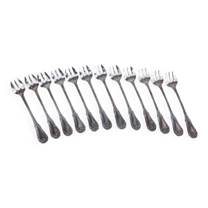 12 fourchettes à gâteau