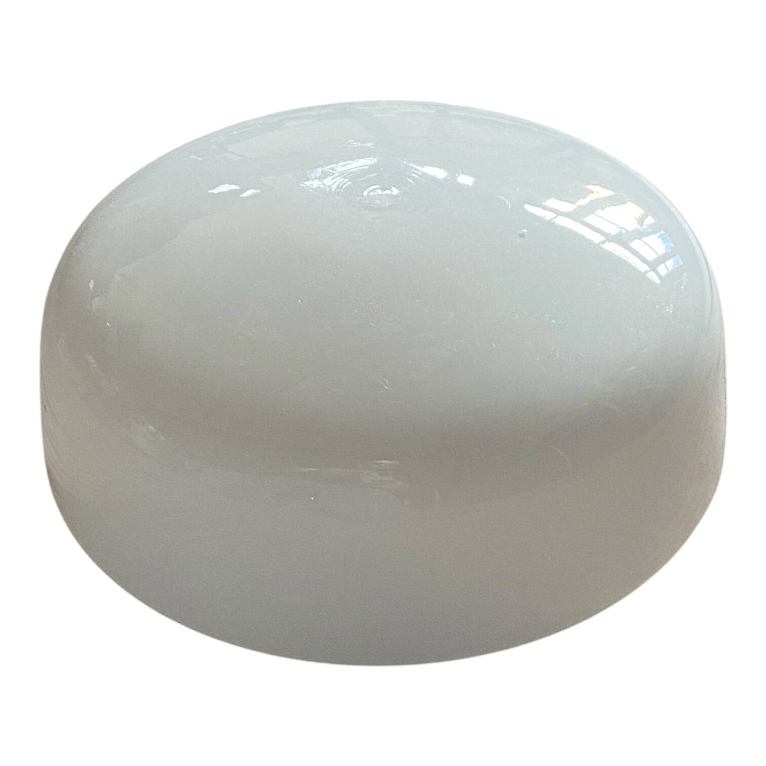 Wall light in opaline glass, vintage ceiling light, 22 cm, 1960s 1970s.