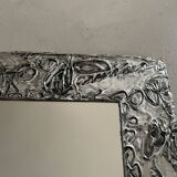 Vintage stamped mirror