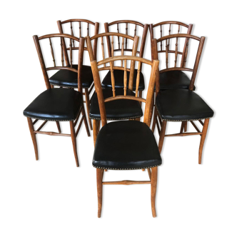 Set of 7 bistro chairs