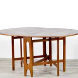 Vintage Mc Intosh Drop Leaf Teak Table.