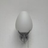 Vintage wall lamp in postmodern Italian glass by Lucente.