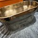 Vasque XXL KRUG in polished mirror tin Design François BAUCHET - Signed -