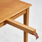 Restored Oak Dining Table by Kai Winding for Slagelse Møbelværk, 1960s(MK10434)