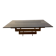 Vintage 1970s Square Coffee Table in Brass and Smoked Glass, David Hicks