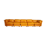 Frau sectional leather sofa from the 70s