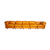 Frau sectional leather sofa from the 70s
