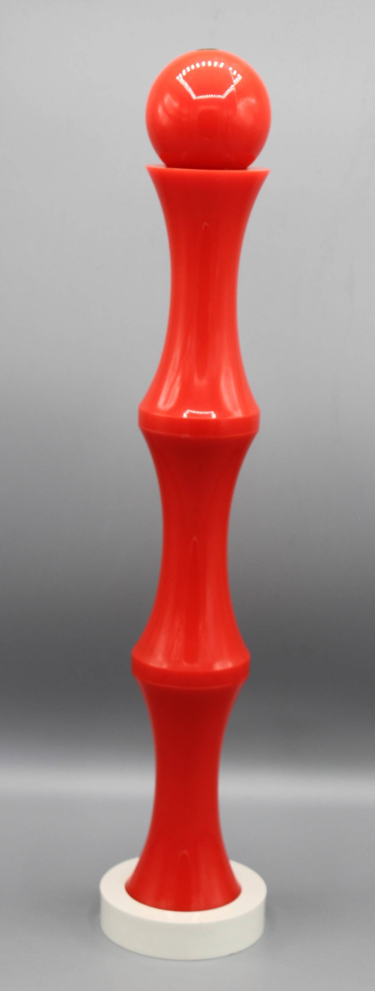 Old vintage pepper mill pop 70 guzzini design orange - large model