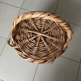 Velvet inner wicker basket