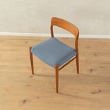 Model 75 dining room chairs by Nils O. Møller, 1960s