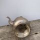 Large old English 19th century gilded metal teapot
