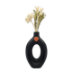 Burnt wood vase