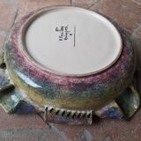 Quimper faience plate, P FOUILLEN