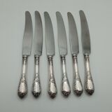 Six table knives