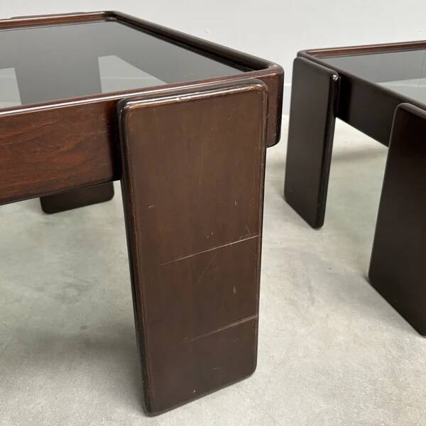 Vintage Cassina nesting tables by Gianfranco Frattini, Italy 1960s