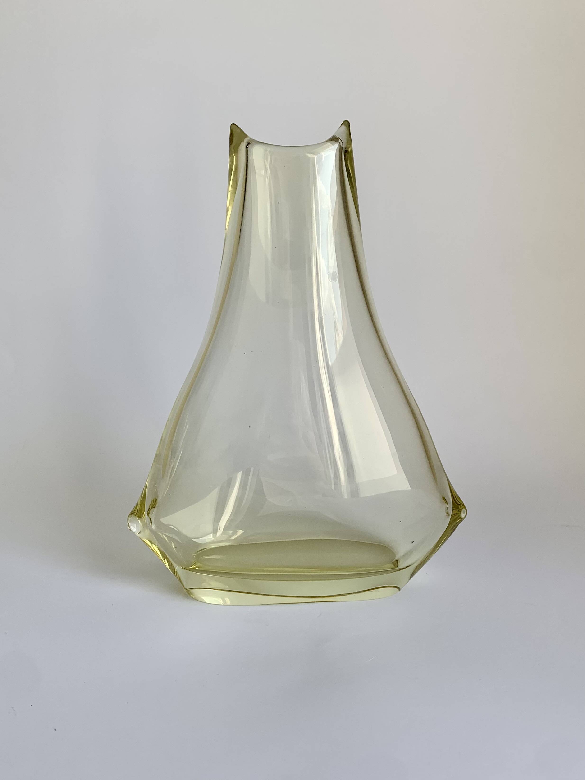 Vase by M. Klinger for Bohemian Glass, Czechoslovakia, 1960s