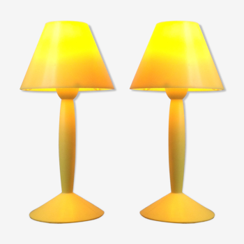 2 Starck lamps 1980 Flos edition