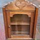 Showcase of popular art in solid wood, carved heart.