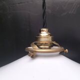 2 opaline pendant lights