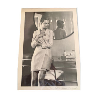 Vintage photo Karl Lagerfeld for Chanel portfolio cruise collection 1996/97
