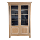 GLASS CABINET IN SOLID OAK