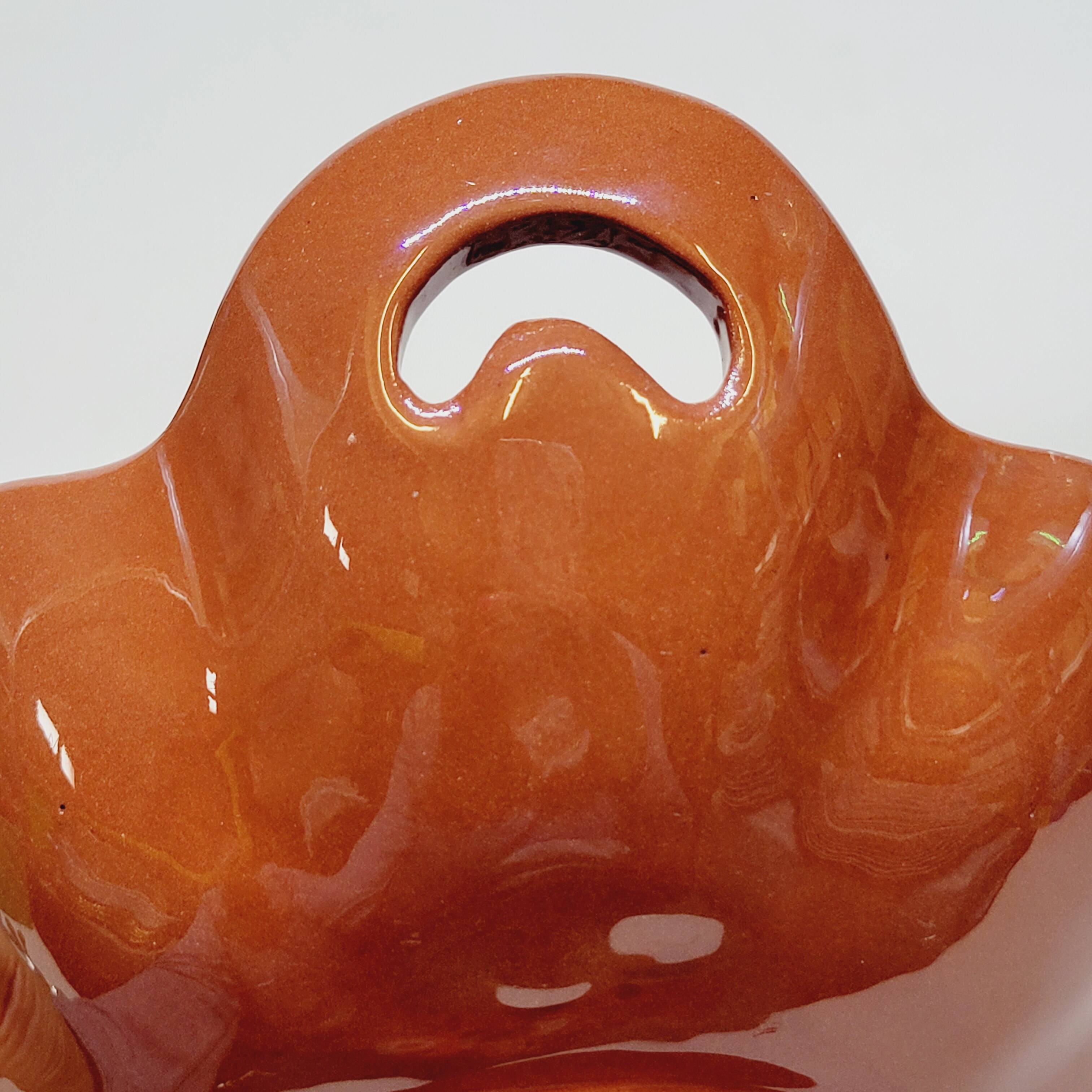 Longwy Cloisonné Enameled Basket Empty Pocket Cup Flowers Fe