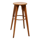 Vintage wooden bar stool by Stella Editions