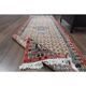Vintage Turkish Oushak Handmade Wool Cotton Beige Runner Rug  98x284