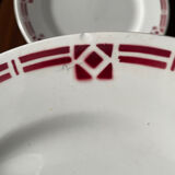 Set of 12 dessert plates Saint Amand 1930