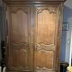 19th century Norman oak wardrobe