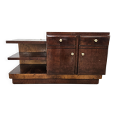 Art Decò dressing tables in walnut and blond walnut