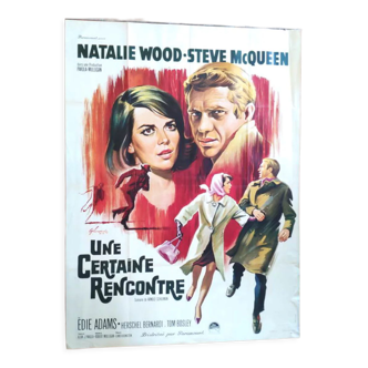 Poster "A certain encounter" Steve McQueen Natalie Wood 120x160cm 1963