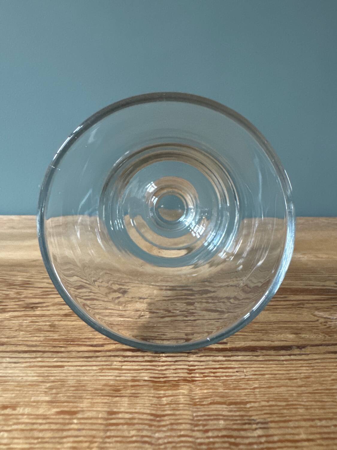 Set of 6 mismatched antique stemmed glasses