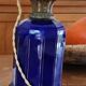 Lampe à Pétrole en Porcelaine Sèvres Bleu