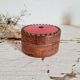 Antique wood jewelry box