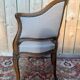 Office chair in wicker – Louis XV style – Walnut – 19th century