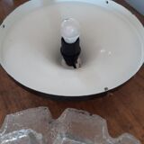 Moulded glass lamp