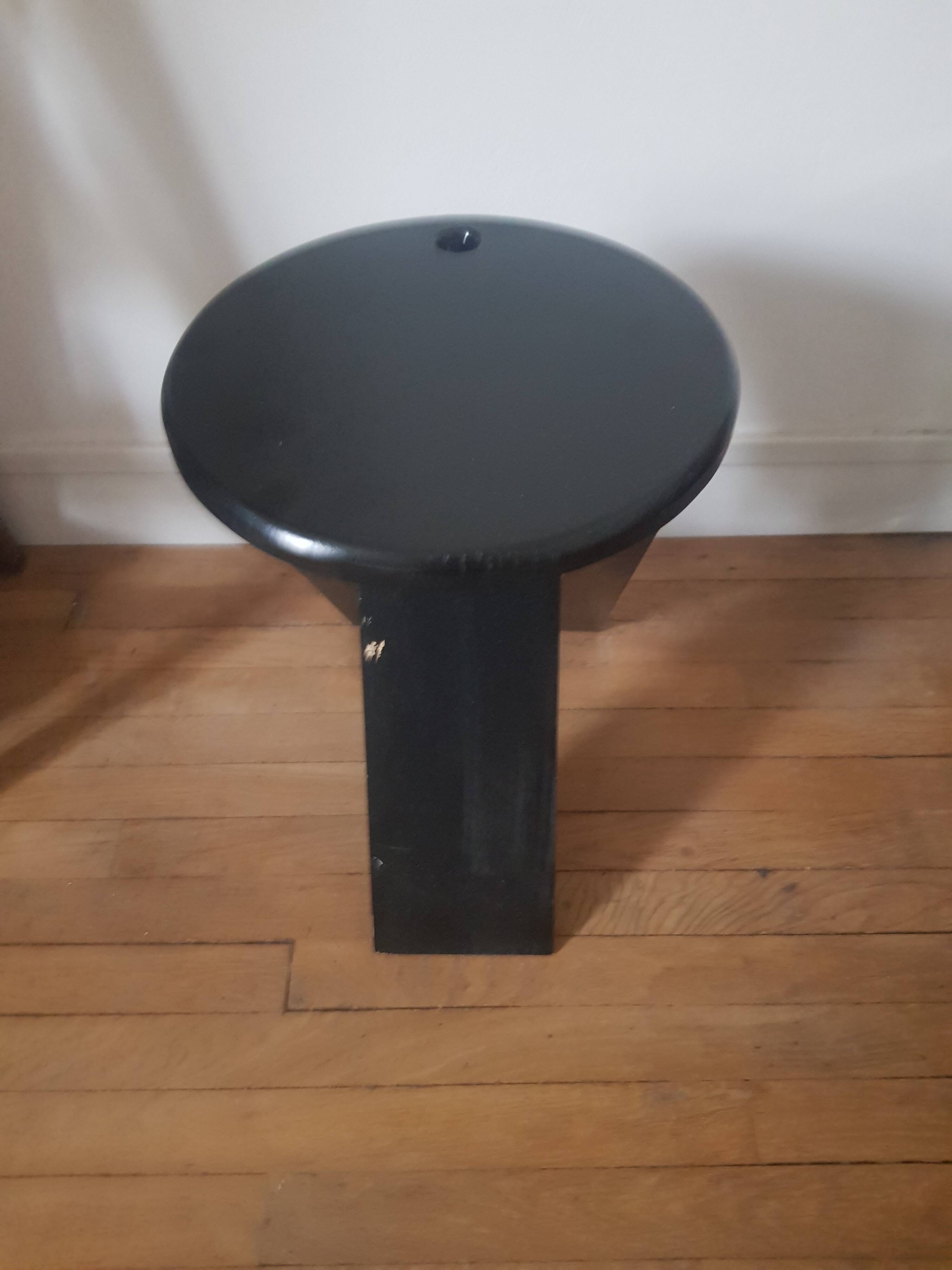 Suzy black stool by Adrian Reed