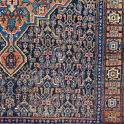Tapis ancien persan d’orient senneh fait main 102x139 cm