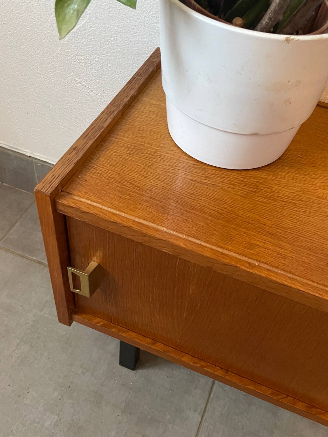 Enfilade / meuble télé vintage en chêne