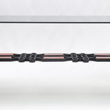 Set of two wrought iron coffee tables