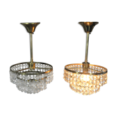 Lot de 2 lustres art déco