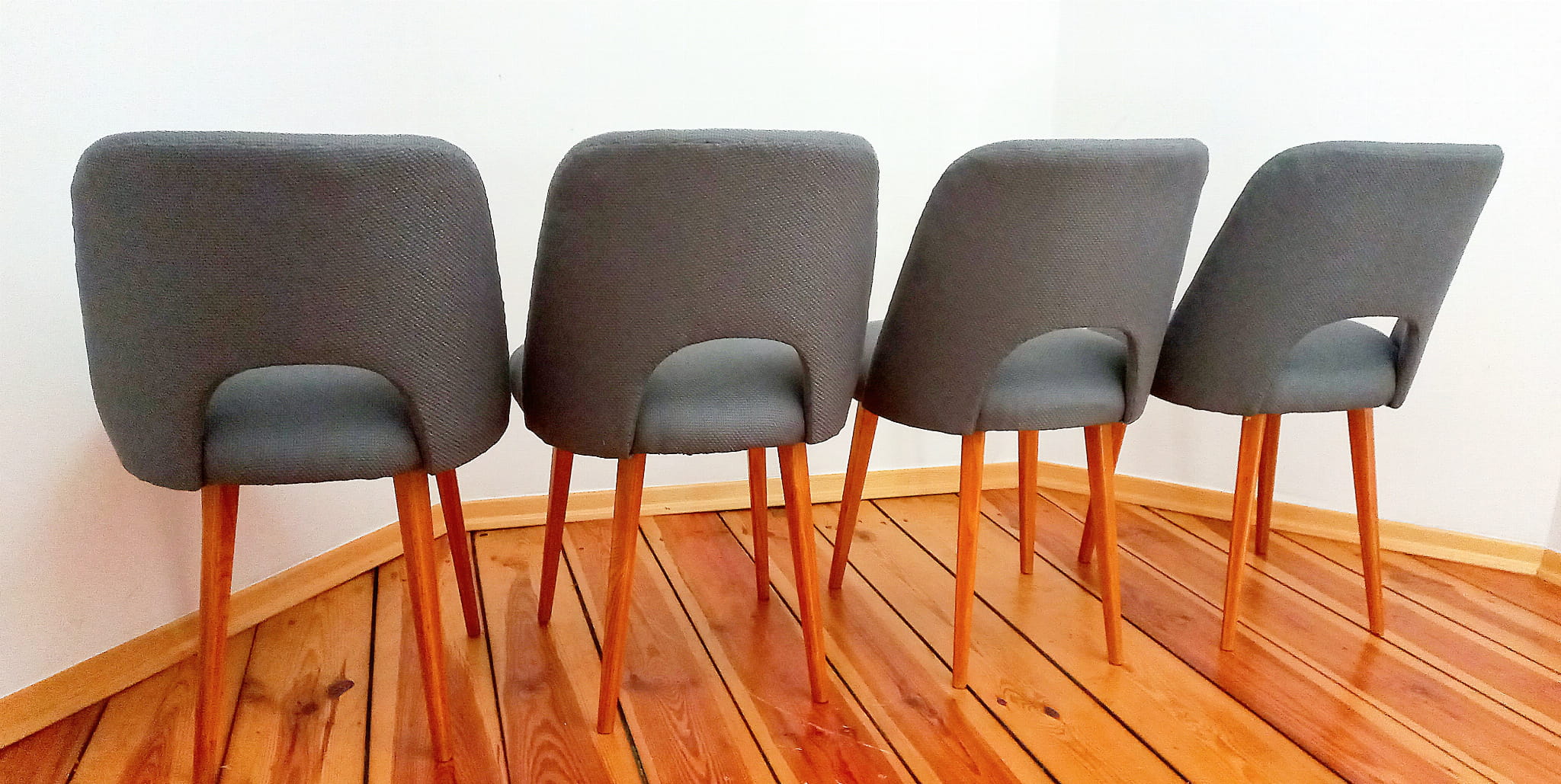 Set of four chairs O. Haerdtl, Ton, Czechoslovakia, the 60s