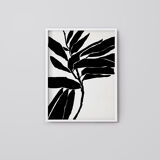Botanical illustration in black, 50x70