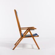 Italian foldable chaise longue by Fratelli Reguitti 1960