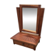 French Art Deco dressing table with swivel mirror