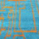 Large Moroccan rug made of natural wool, dimensions 250x150 cm, handmade.