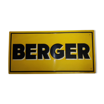Plaque Berger